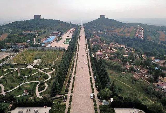 风水大师的反对乃一块"龙脉圣地"最后发现陕西乾县的梁山就派人为自己