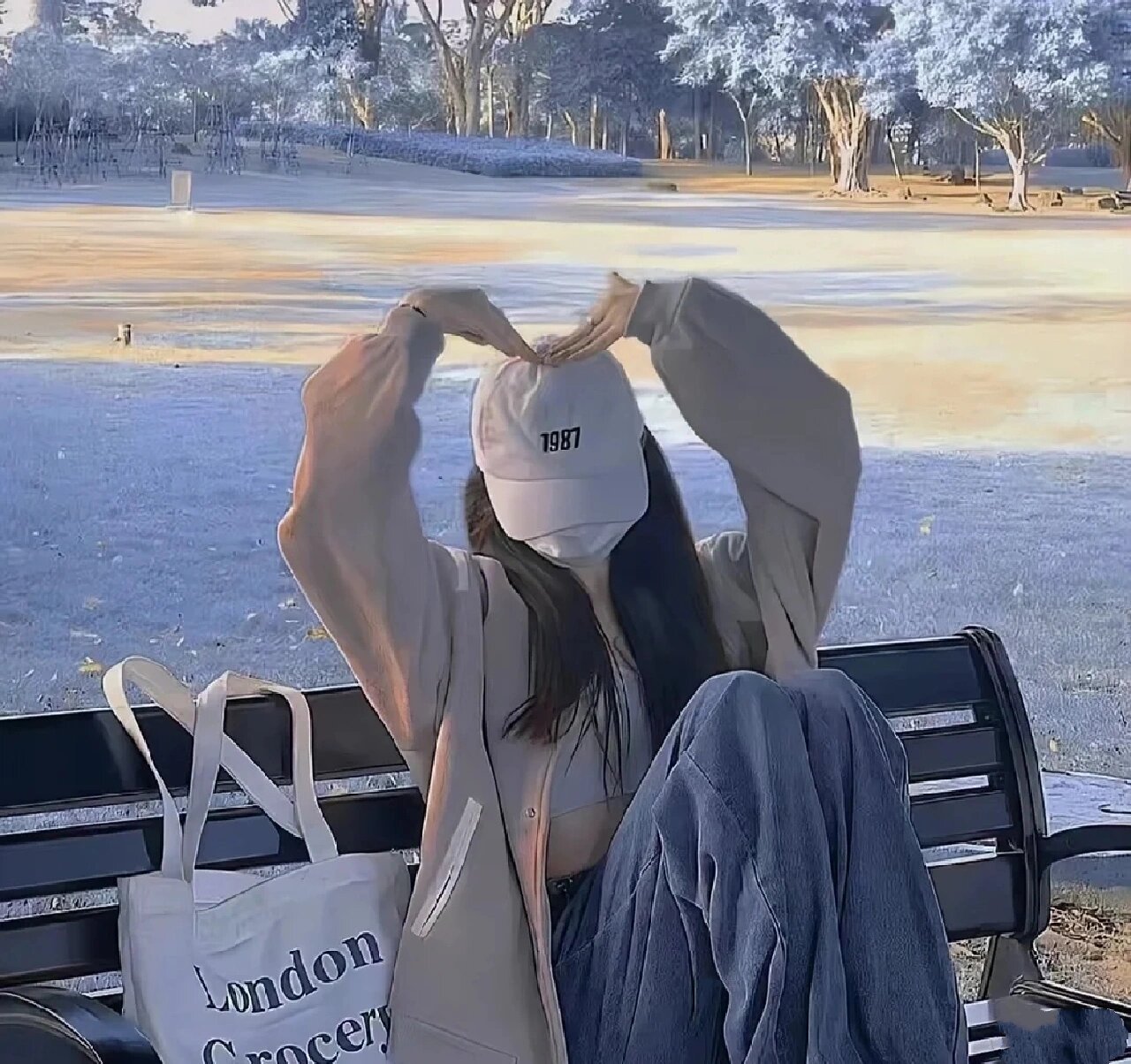 女生挡脸头像(不是原创)