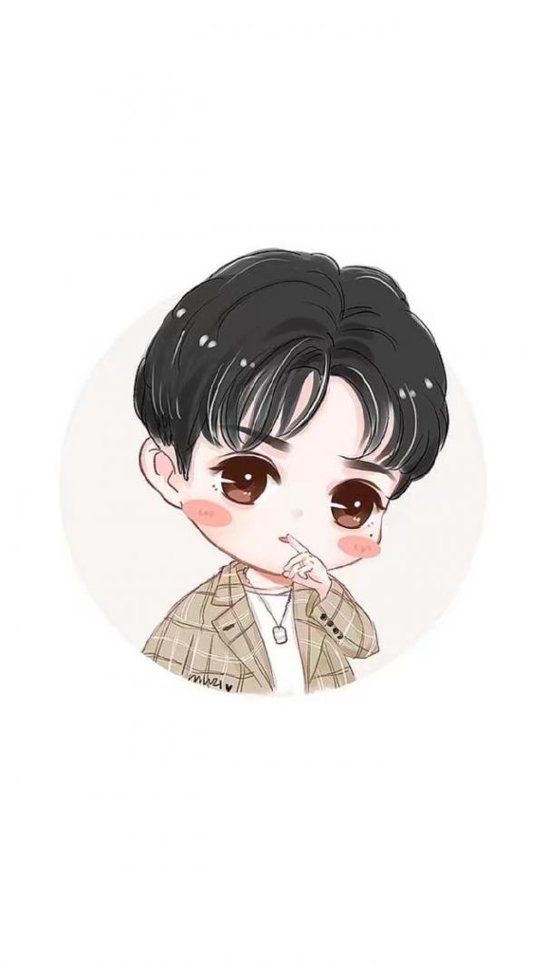 帅气可爱的蔡徐坤卡通动漫图片喜欢他的举个手呀