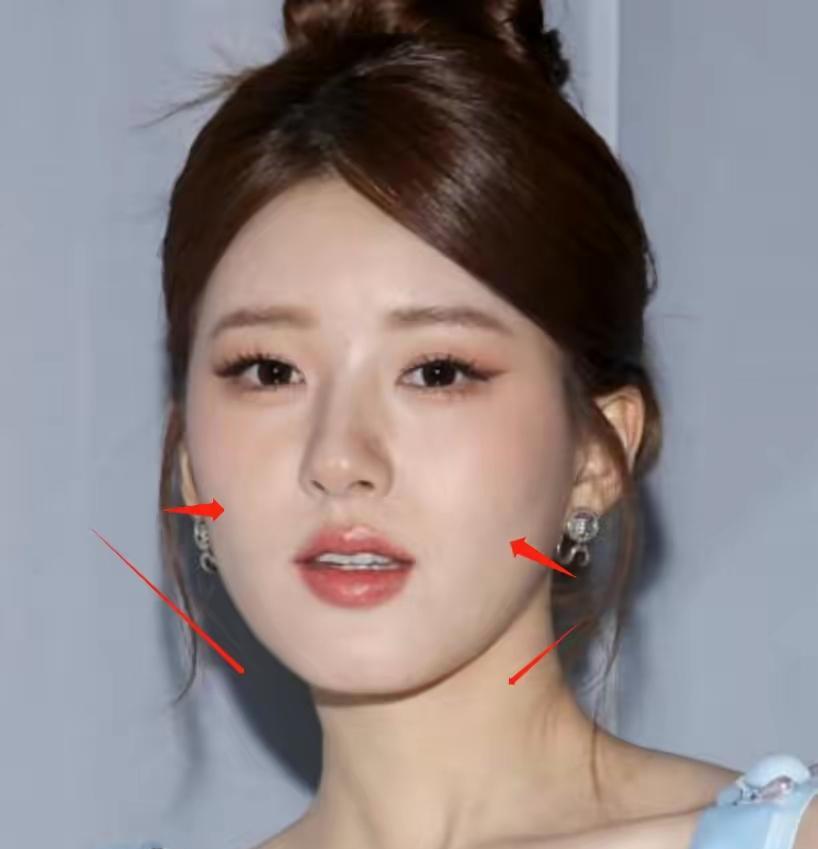 赵露思看秀被吐槽p图太狠,圆脸秒变瓜子脸,硬凹时尚感太土气_衣服