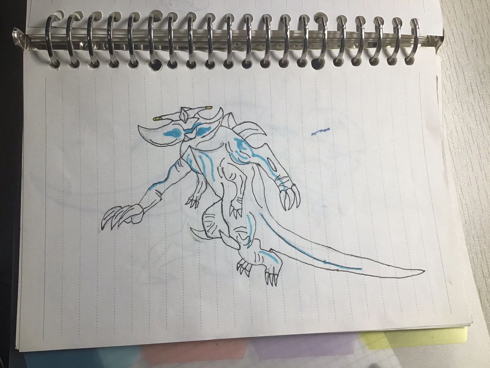 环太平洋怪兽简笔画