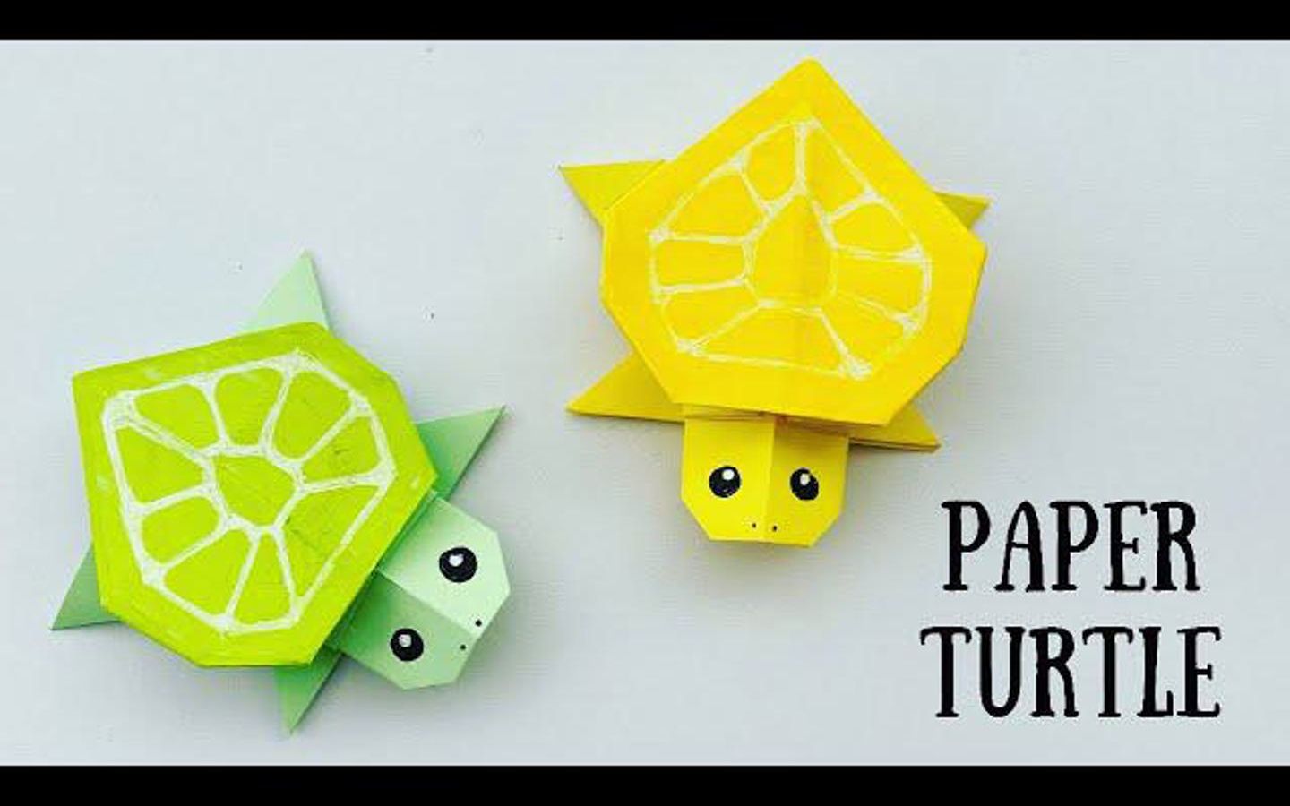 如何制作儿童简易折纸乌龟纸工艺品纸工艺品简易儿童工艺品