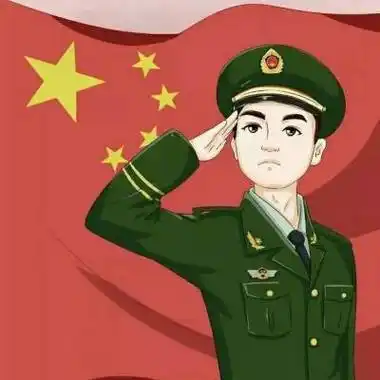 军装军人卡通头像图片大全 帅气微信军人霸气十足高清头像 - 动漫头像