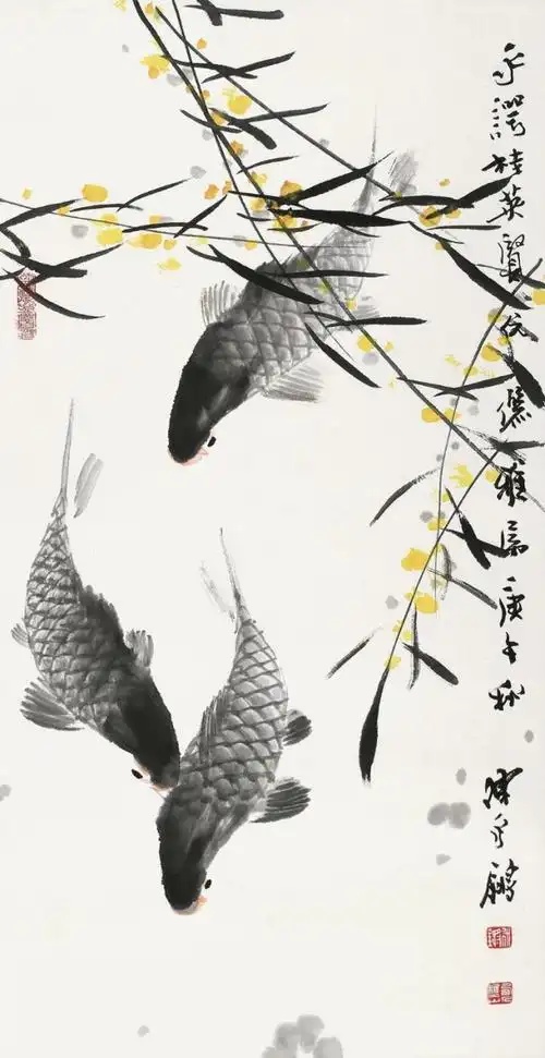 [转载]名家画鲤鱼作品欣赏(一)