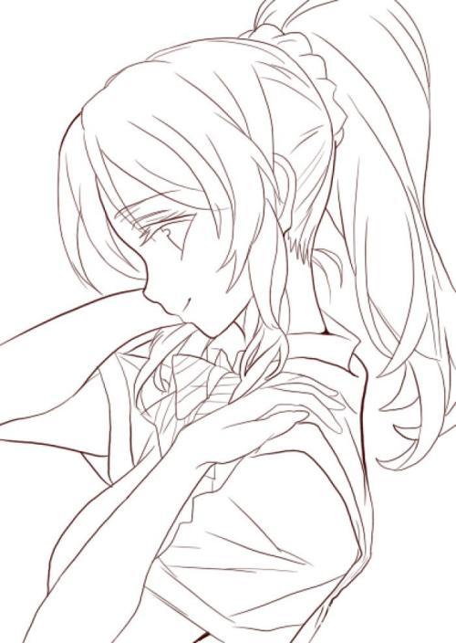 素描简笔画作品欣赏怎么画卡通动漫人物卡通人物素描铅笔画画法图片