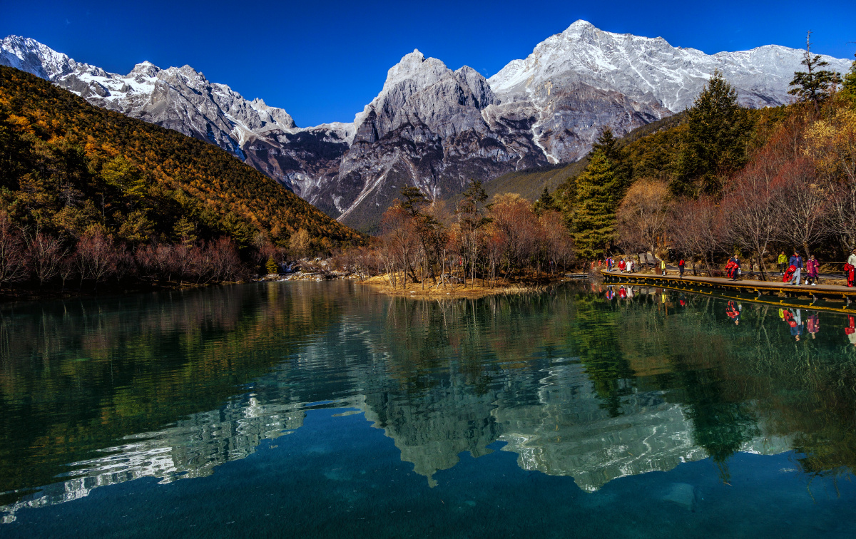 丽江风光蓝月谷