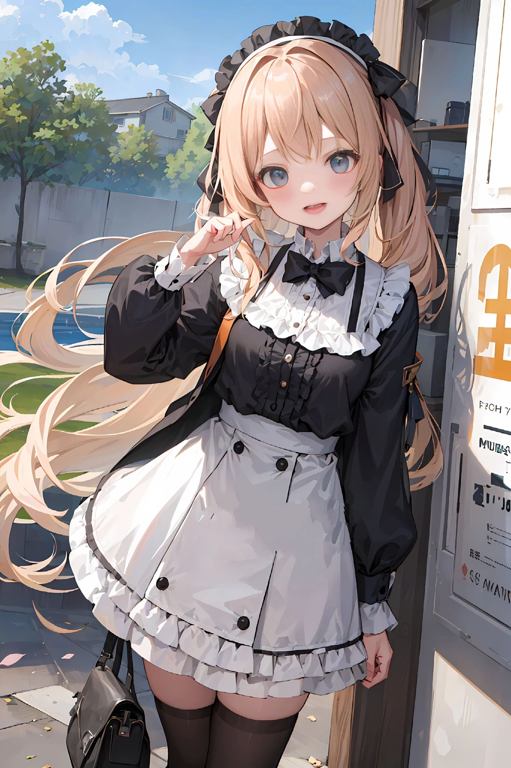 手机壁纸4k萝莉ai绘图高清壁纸二次元