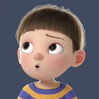 卡通手绘小男孩头像