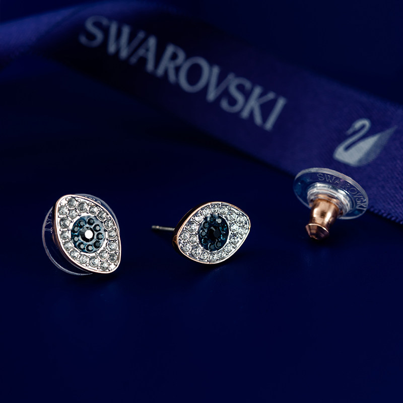 swarovski施华洛世奇恶魔之眼耳钉轻奢耳饰情侣礼物5510067耳钉