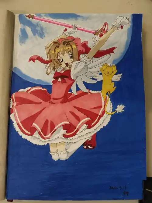 马克笔手绘小樱