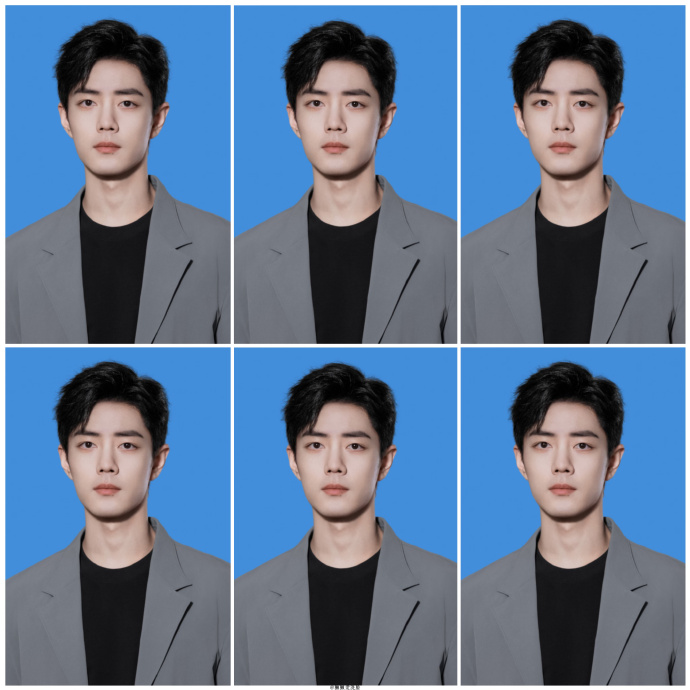 肖战超话给大家分享一些证件照03@x玖少年团肖战daytoy#肖战1005