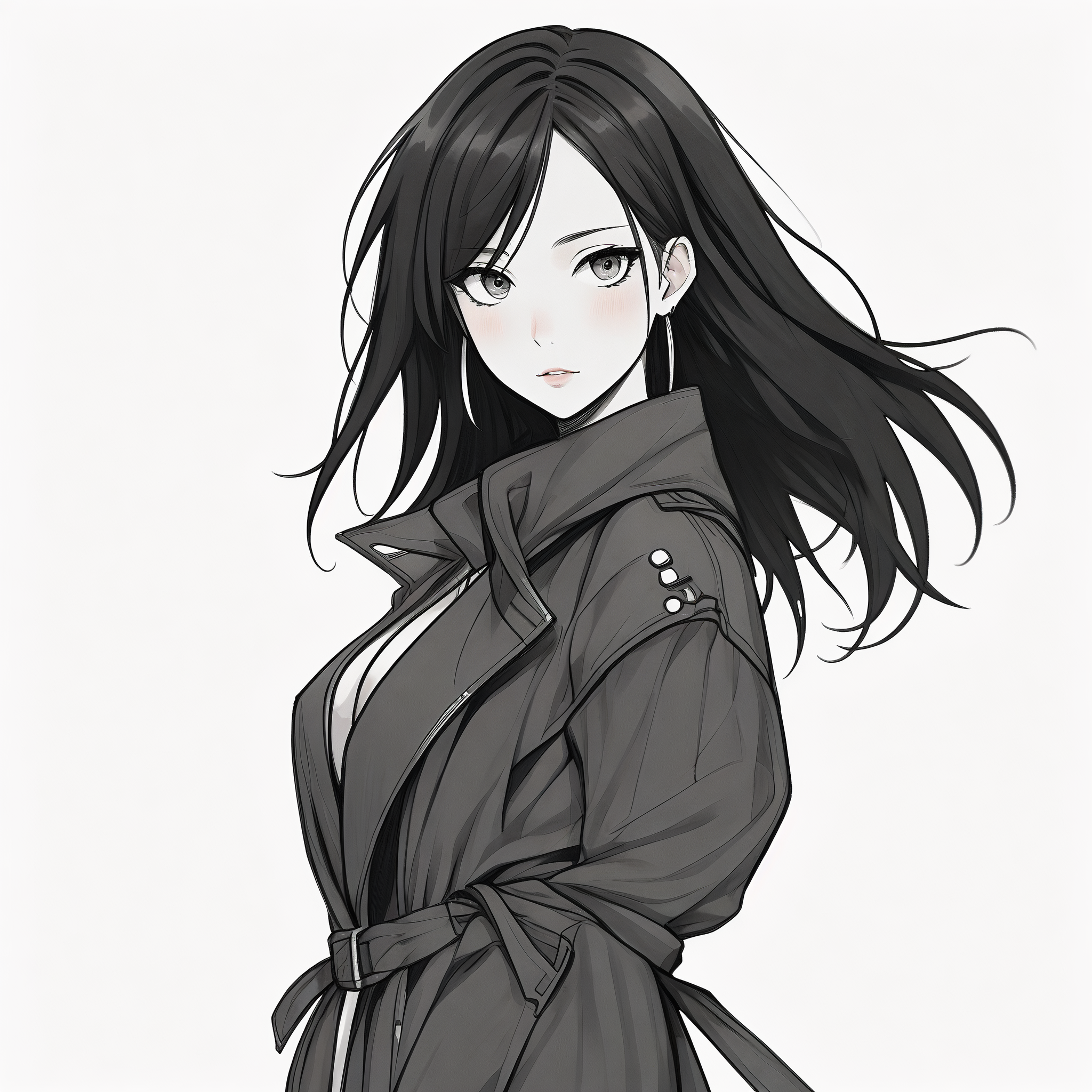 黑白头像女,冷酷又霸气90