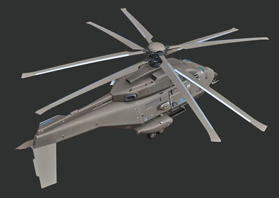 pbr次世代科幻直升机