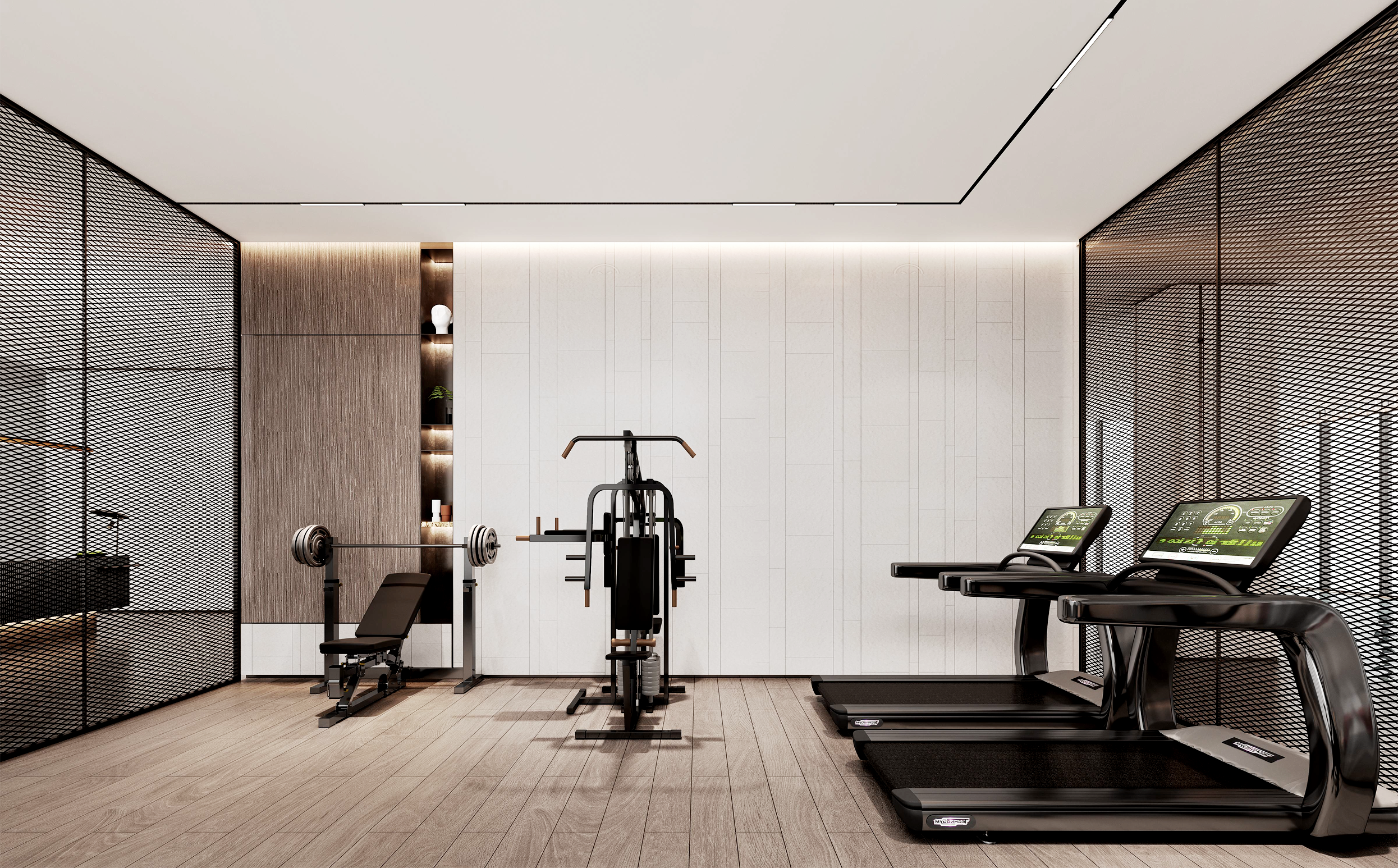 (颐和四季府项目健身房效果图,实际以交付为准)