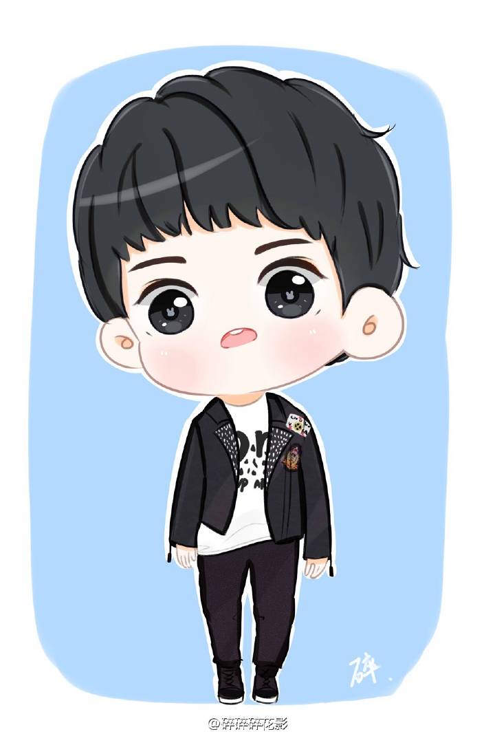 王源卡通形象crlogo