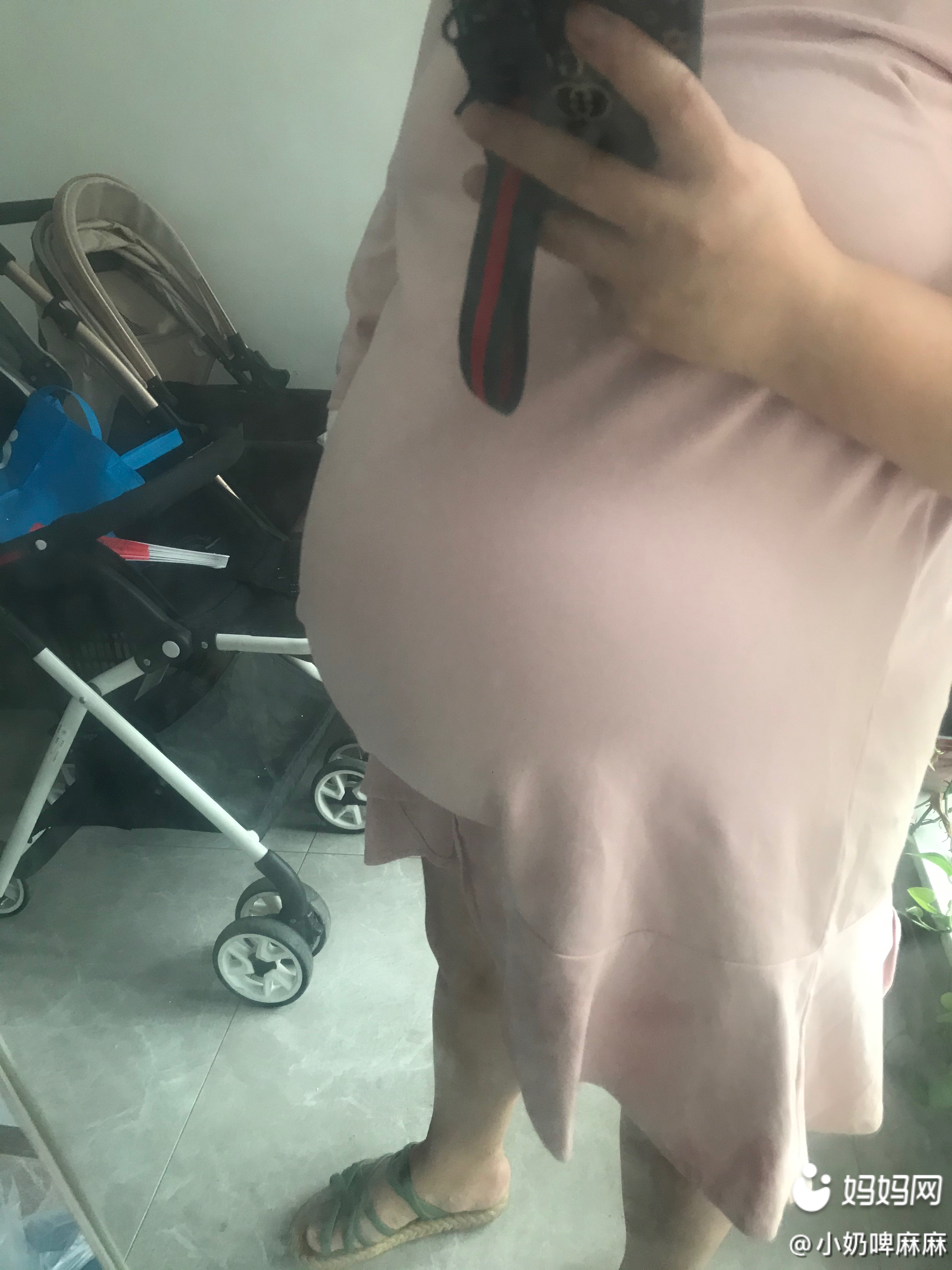 九个月的肚子是不是特别大?