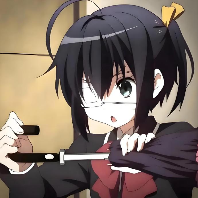 中二病也要谈恋爱#可爱又甜美的小鸟游六花头像,"爆裂吧,现实!