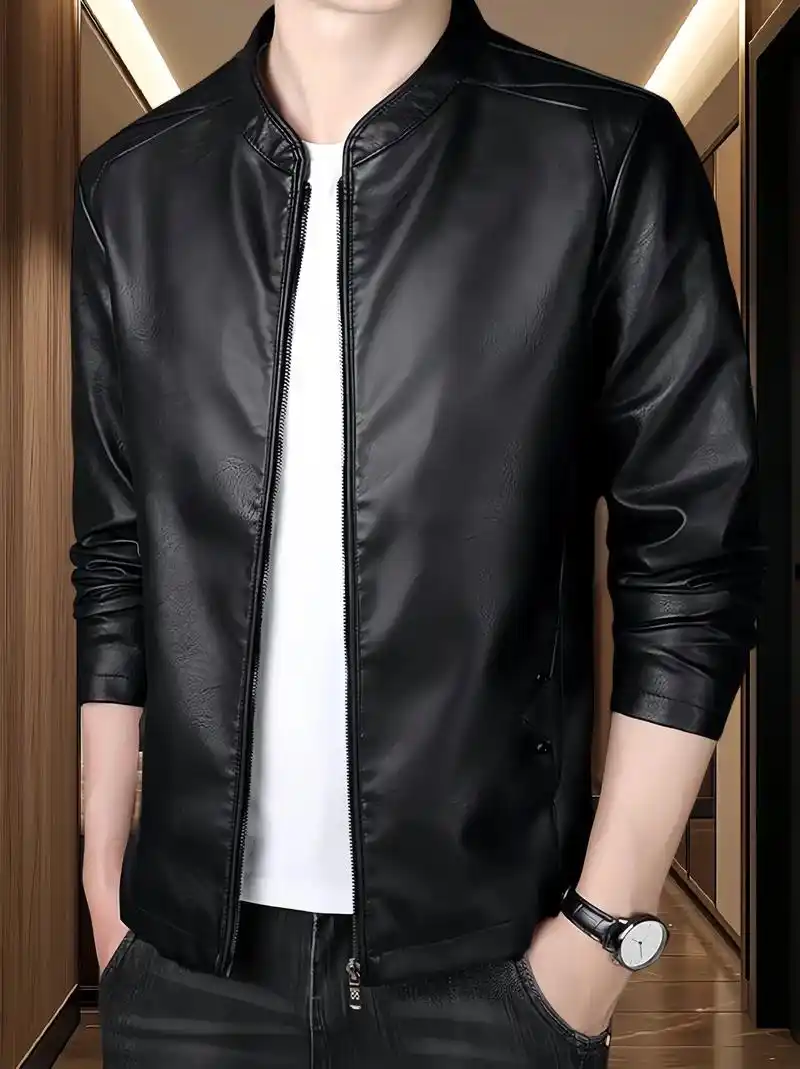 啄木鸟男士皮夹克是一款帅气时尚的外套,采 - 抖音