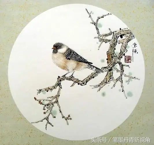 张崇强工笔花鸟小品20幅