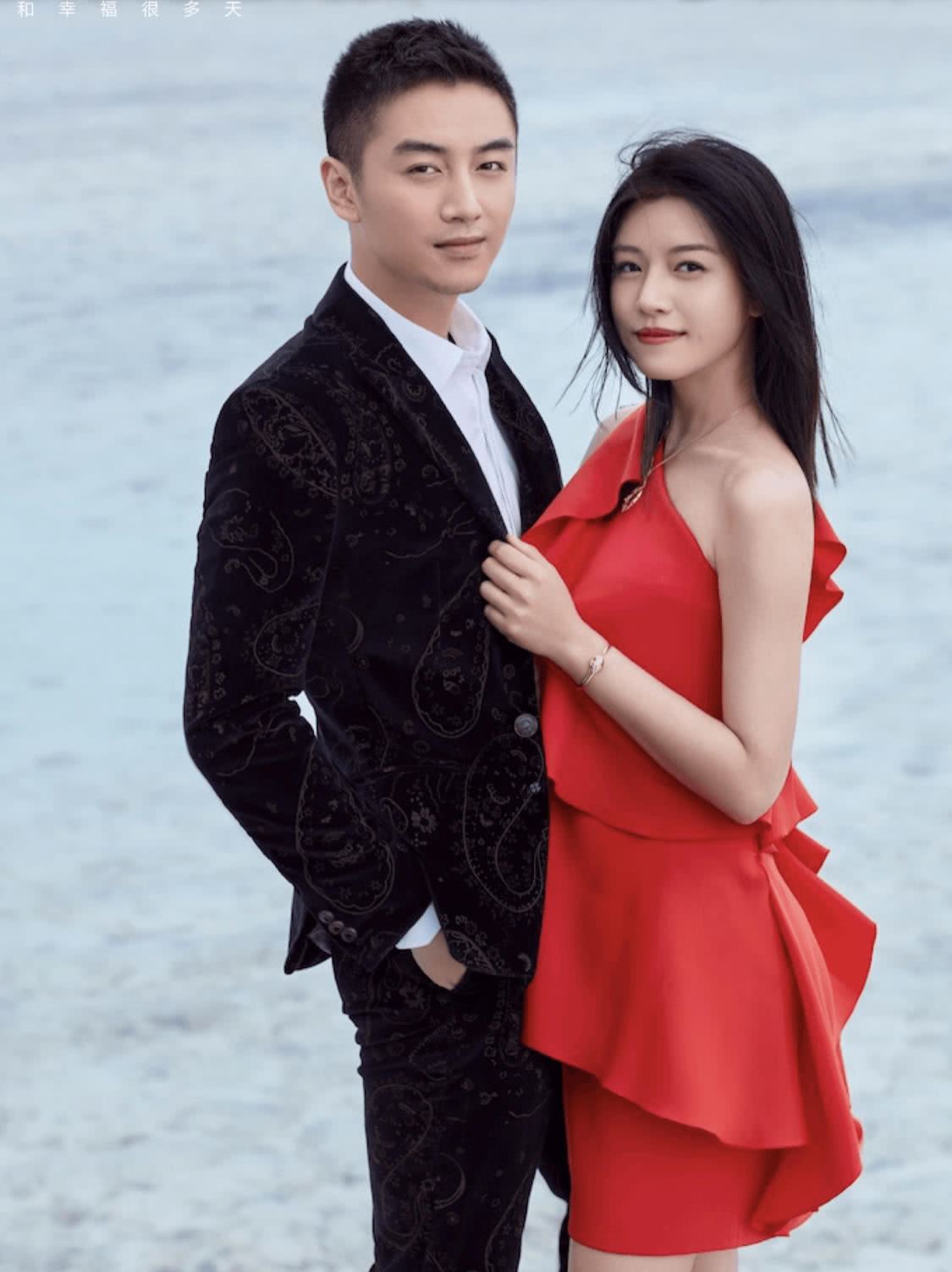 【多图】陈妍希,陈晓马尔地夫婚纱照来啦!十指紧扣甜炸