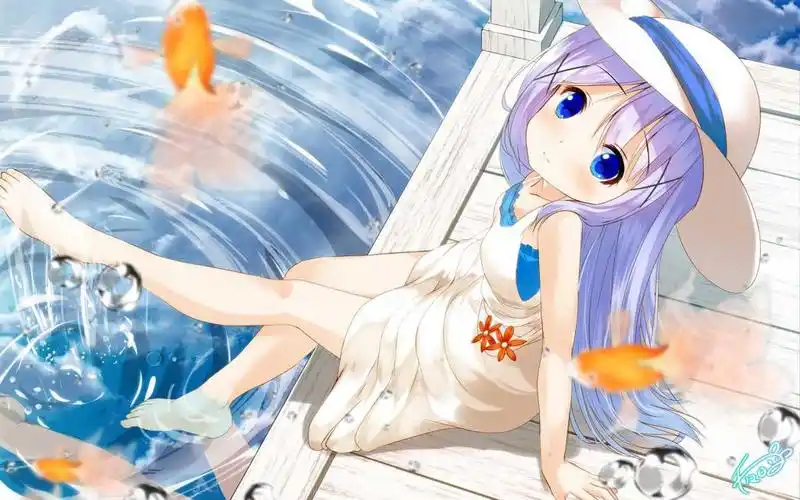 二次元日本动漫美女_卡通电脑壁纸-壁纸族