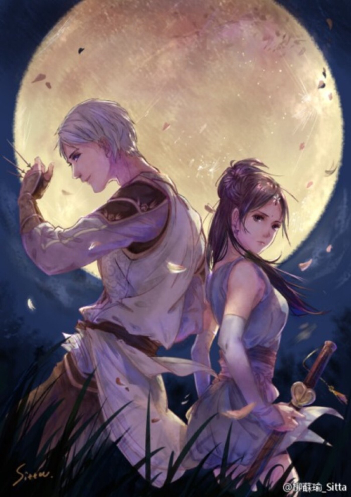 张子凡&陆林轩#扇里藏暗器,心里藏嫁衣.愿你我二人,能同赏一片繁星.