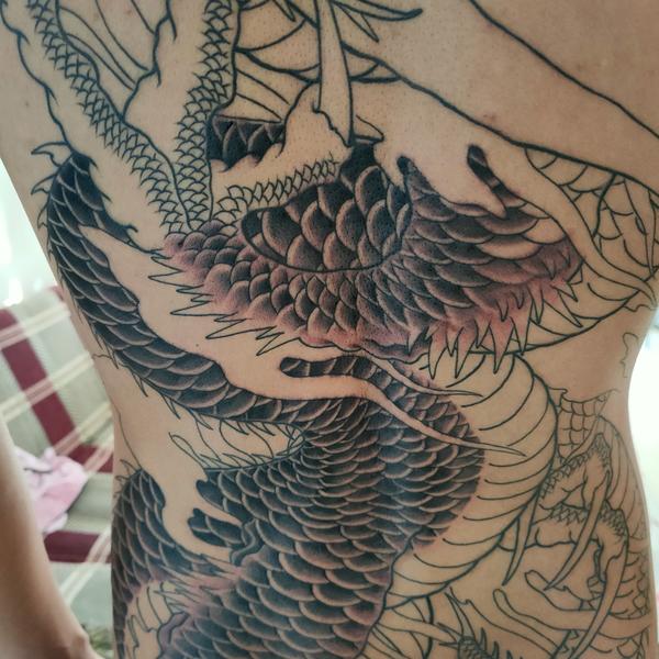 满背龙_纹身吧社区 - 纹身大咖