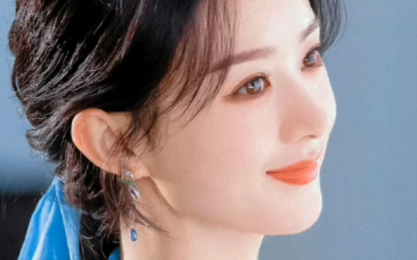 一个人的眼睛真的可以看到她内心的坚毅,赵丽颖,如颖随行,一路相伴.