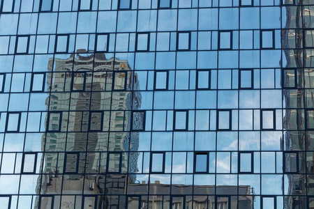 反光玻璃幕墙照片