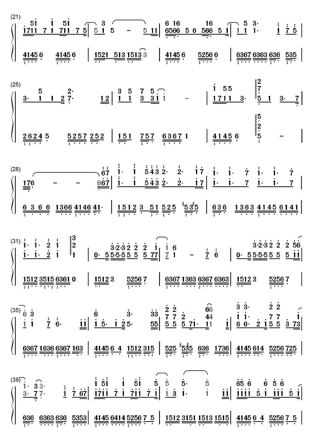 你就不要想起我简谱-虫虫乐谱