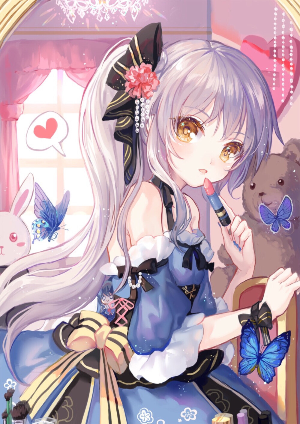 【虎斑收录】二次元 手绘 美 动漫 意境 插画 头像 壁纸 动漫 唯美