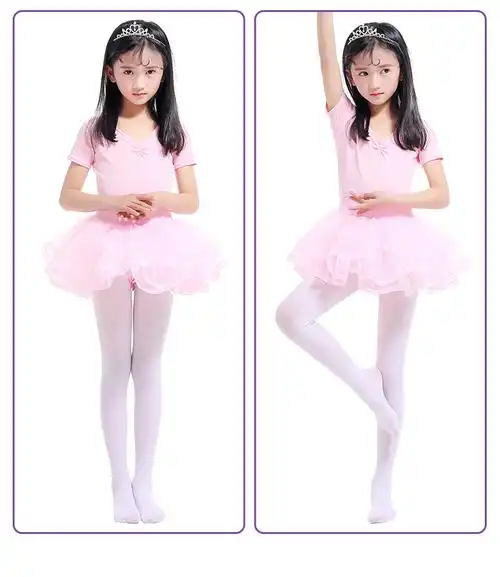 儿童丝袜女孩连裤袜女童光腿神器春秋肉色打底裤防勾丝白色舞蹈袜