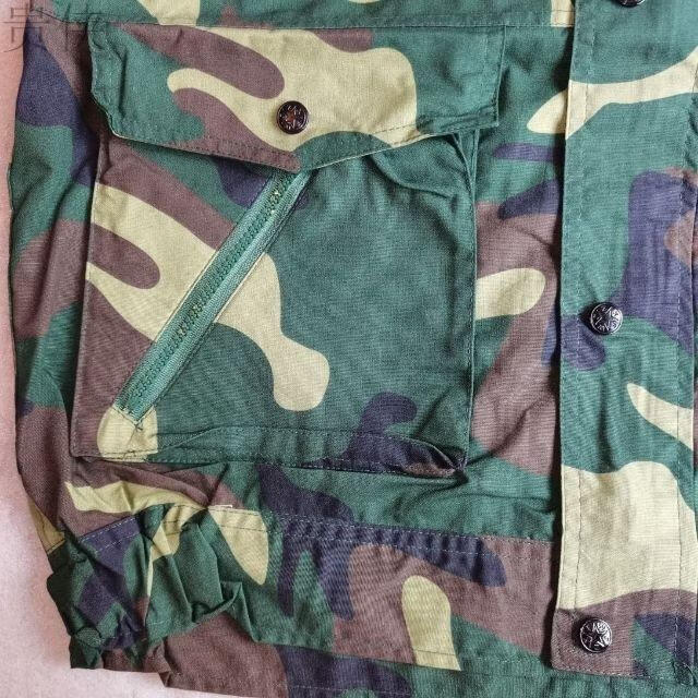 崊泉山(linquanshan)87屁兜迷彩服套装橄榄绿五井八七铜扣大兜夏迷