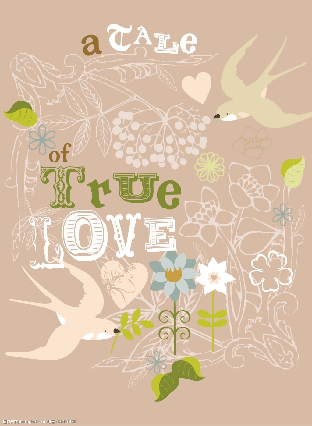 印花矢量图燕子花安心色彩免费素材图片-图行天下图库