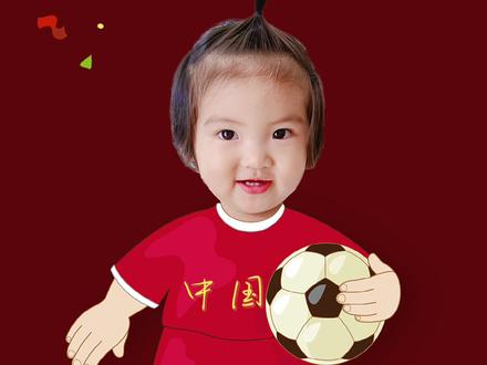 宝宝奥运大头贴,太可爱了#醒图一下 #抠图素材 #p图教程