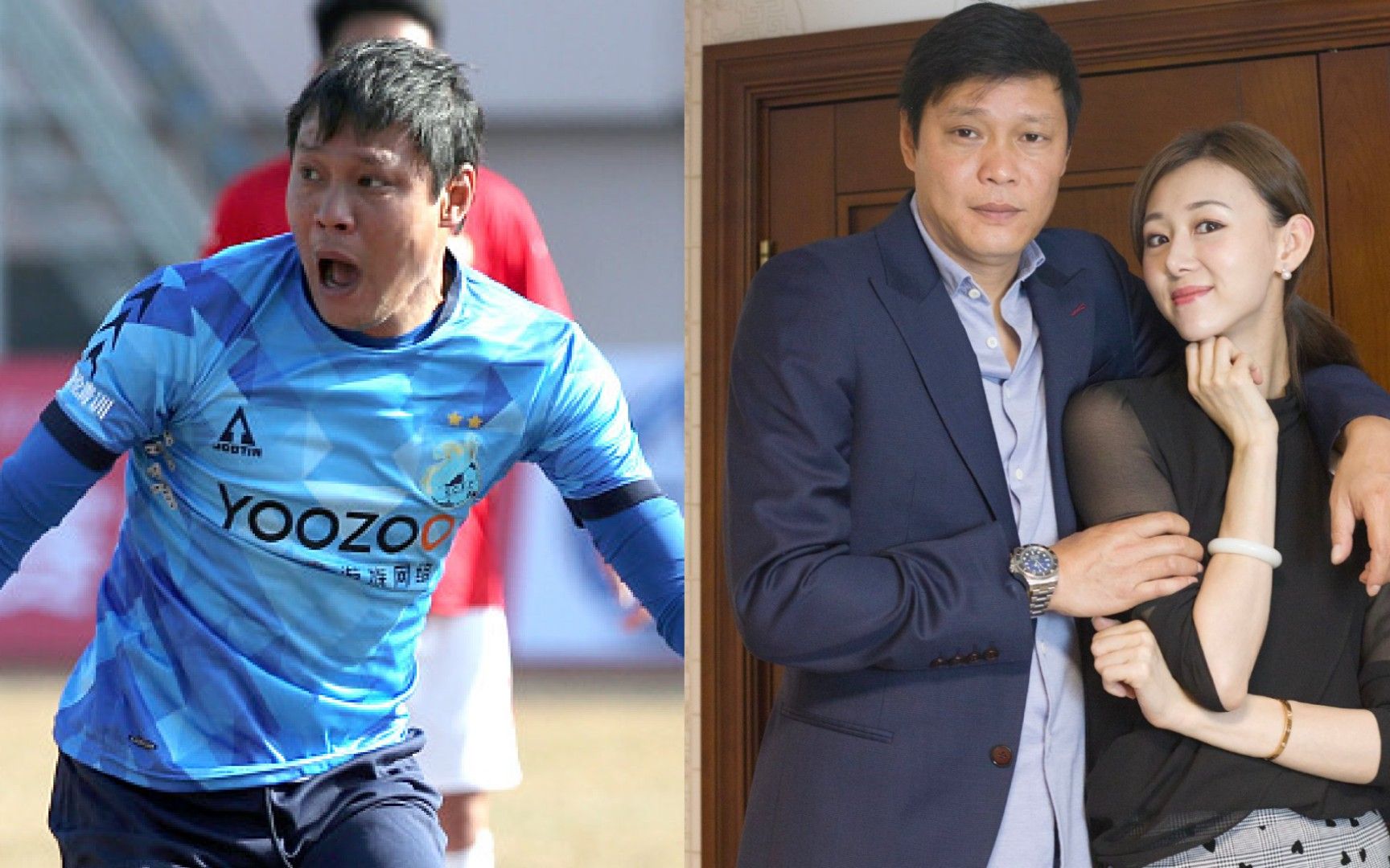 前国脚范志毅庆54岁生日,一家五口同框,老婆女儿合影似姐妹花