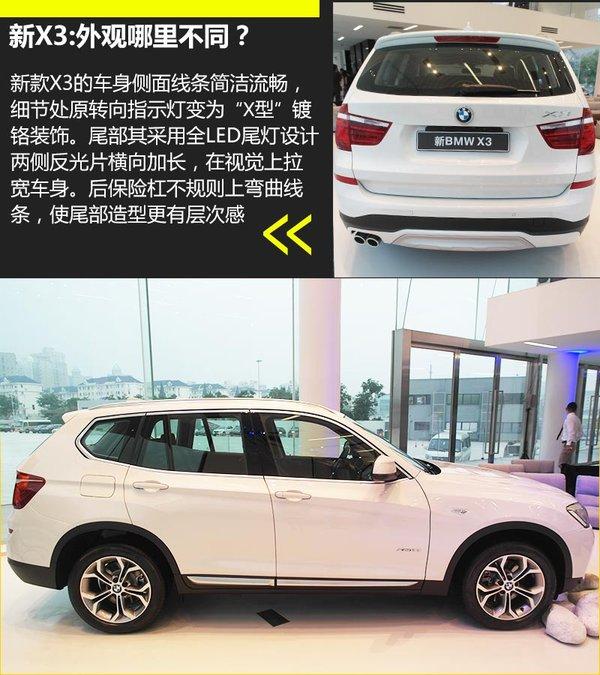 宝马改款x3车身尺寸加长新增13项配置