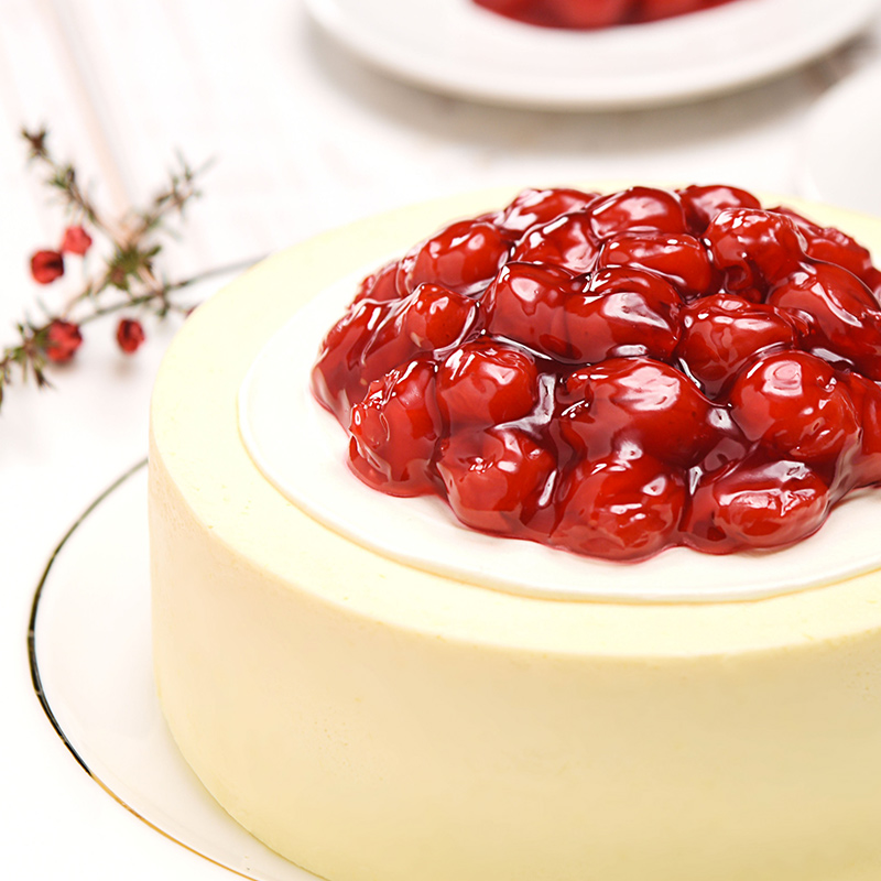 樱桃冻芝士慕斯蛋糕