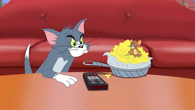 猫和老鼠传奇2:汤姆想要睡觉,杰瑞却要看电视,二人又打了起来-动漫