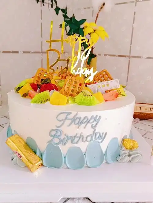 8英寸男士水果蛋糕