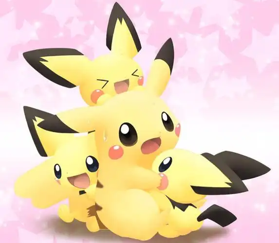 宠物小精灵,神奇宝贝,口袋妖怪,动漫,萌皮卡丘 皮丘.神奇宝贝.