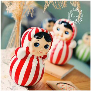 童年回忆摆件不倒翁娃娃怀旧80年代老式80后怀旧复古装饰艺术饰品