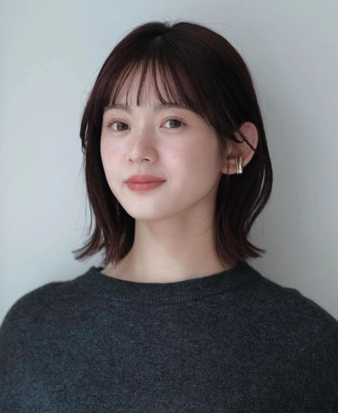 少女感满满的齐肩短发发型!