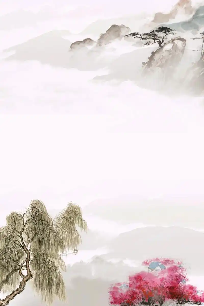 创作灵感#江南乐曲#中国山水画 #古风书单背景素材 #喜欢 - 抖音