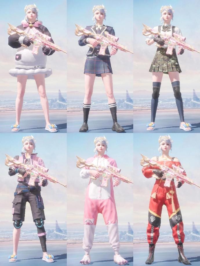 贵妇头搭配效果!    #和平精英