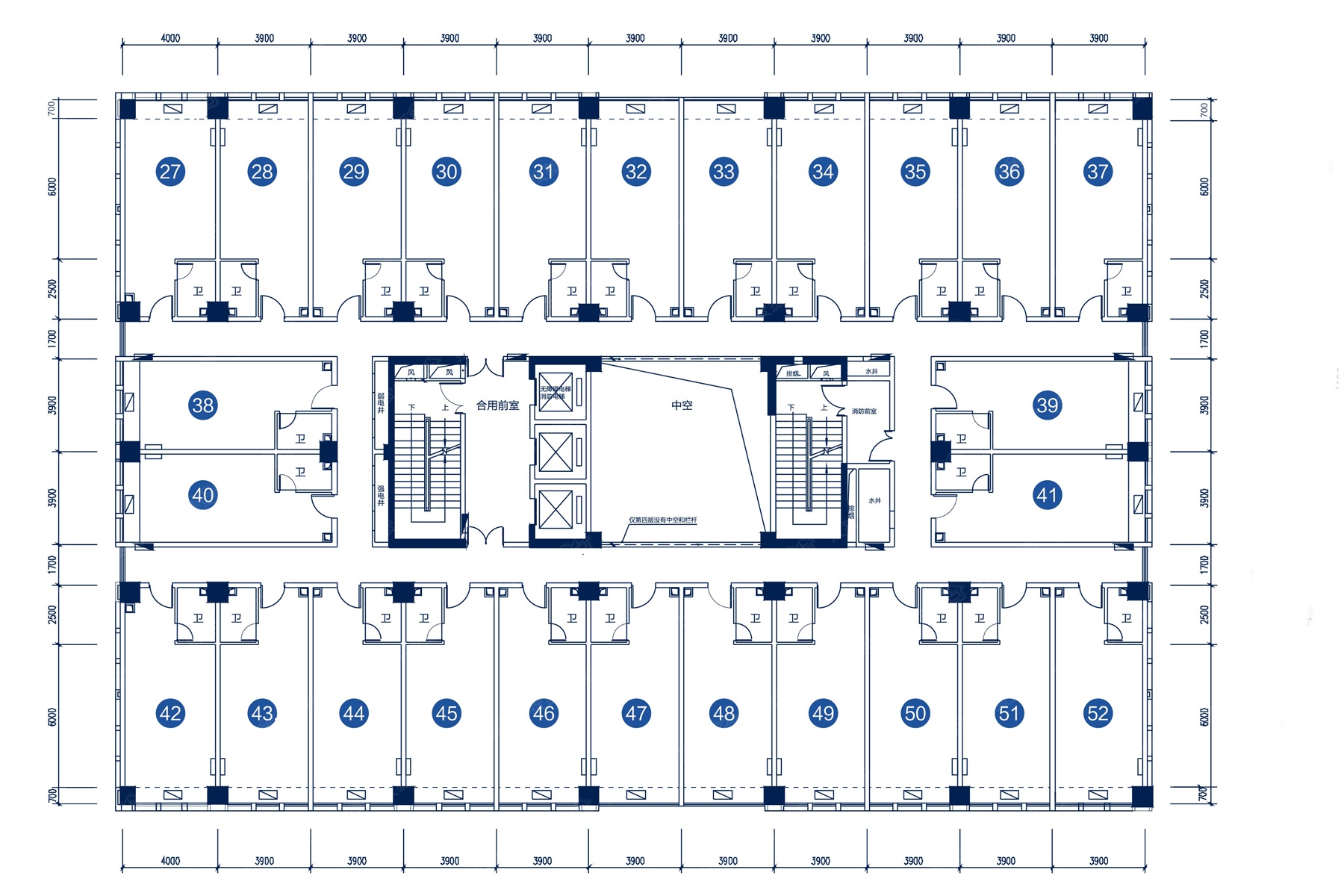 中建芙蓉嘉苑三期23号栋楼层平面图