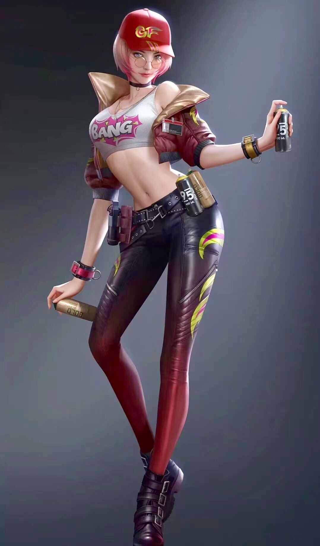 3d游戏人物精美壁纸,建模精准,画质细腻,令人惊叹