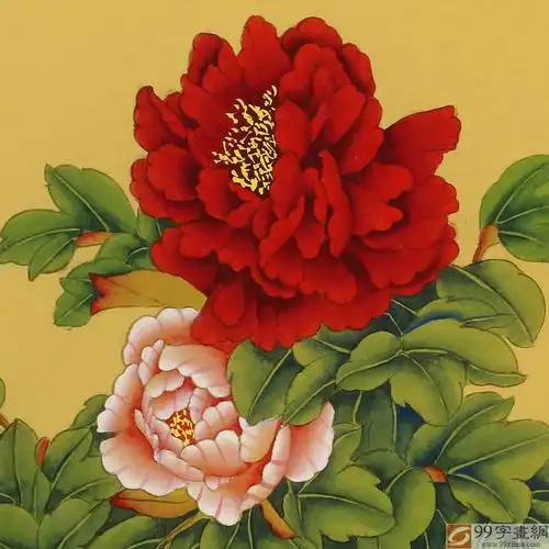 凌雪 四尺斗方《花开富贵》 北京美协会员 - 牡丹画 - 99字画网