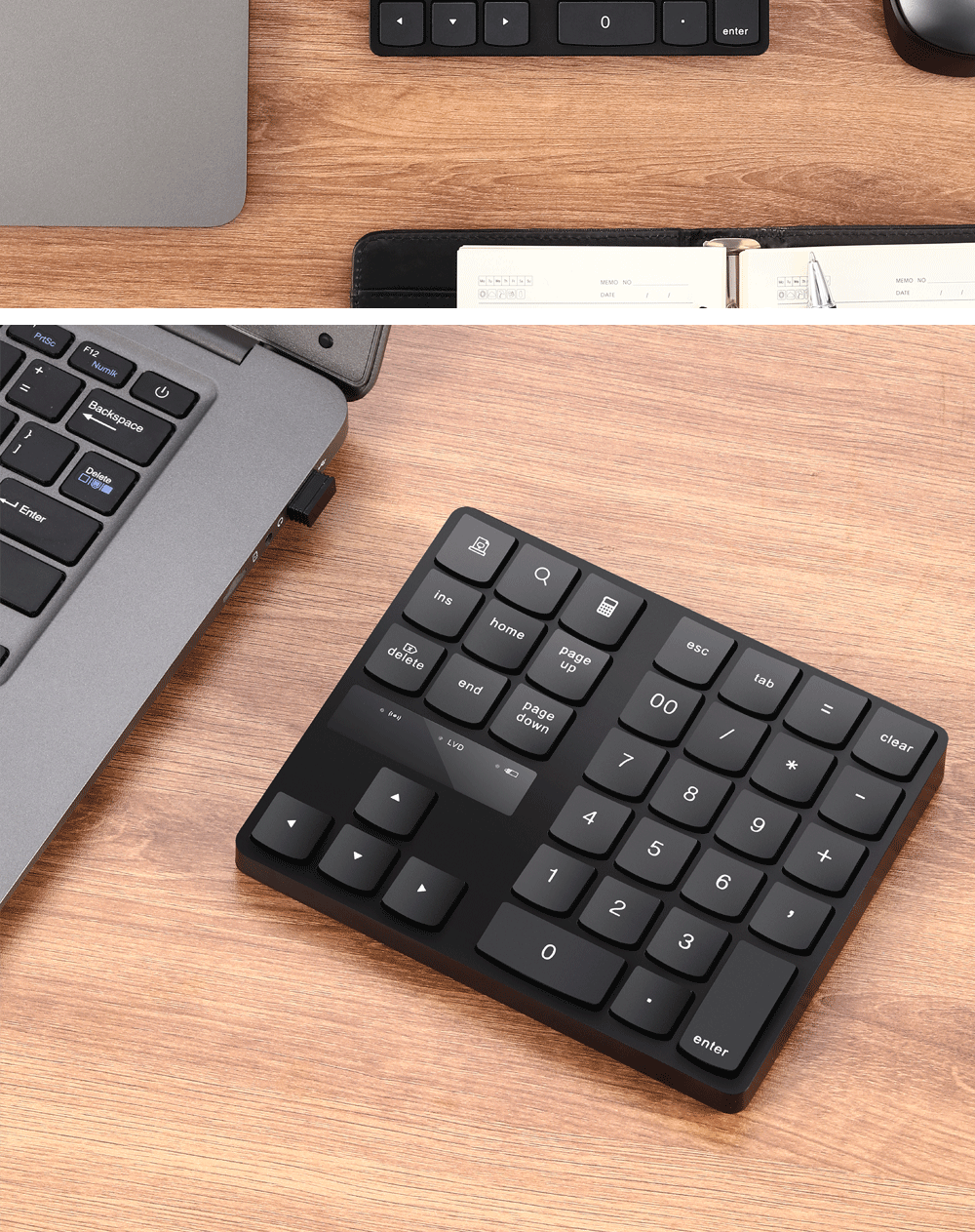 工厂批发无线数字键盘笔记本电脑小键盘适用苹果电脑外接财务会计