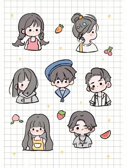 适合入门的同学#画画  #procreate绘画  #q版人物